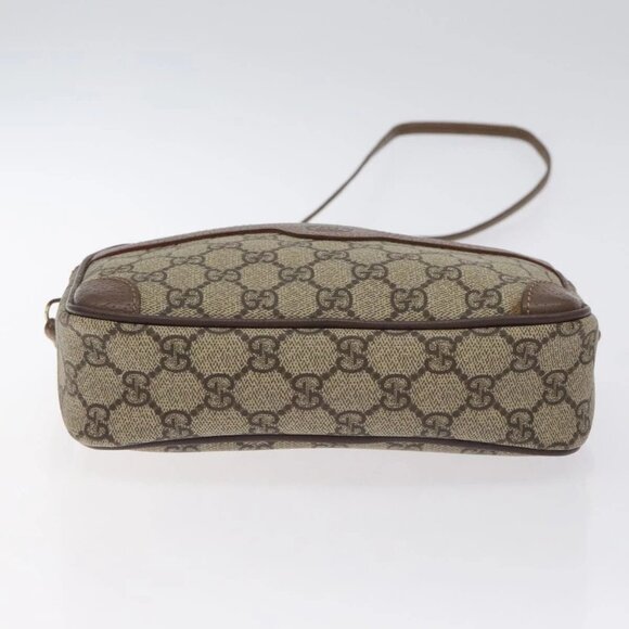 GUCCI GG Supreme Shoulder Bag PVC Beige Gold 007 115 6423 Auth BA3357 - Picture 7 of 16